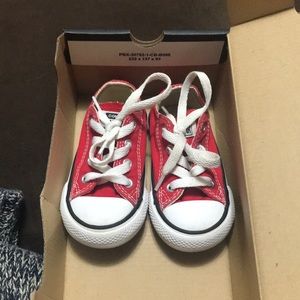 Red children’s converse